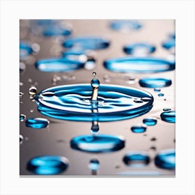 Water Droplets 4 Canvas Print