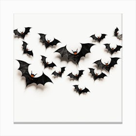 Halloween Bats Canvas Print