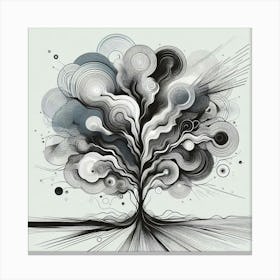 Abstract tree 8 Canvas Print