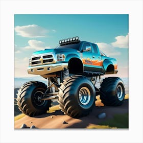 Monster Truck 15 Canvas Print