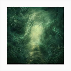 Stockcake Mystical Forest Glow 1719975062 Canvas Print