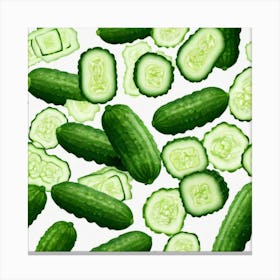 Cucumbers 6 Canvas Print