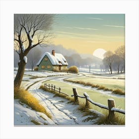 Winter Landscape 2 Canvas Print