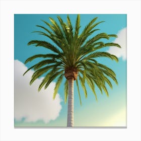 Leonardo Phoenix A Majestic Palm Tree Stands Tall Against A Vi 3 Canvas Print