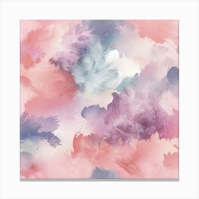 Watercolor Splashes Canvas Print