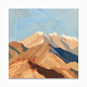 Mountain Range Canvas Print