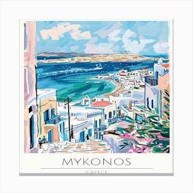 Mykonos Greece Canvas Print