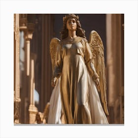 The Angel Woman Canvas Print