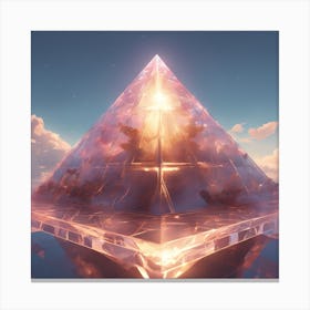 Pyramids In The Sky Canvas Print