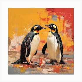 Penguins 8 Canvas Print