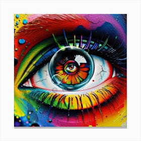 See I cry Canvas Print