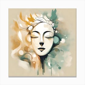 Portrait Of A Woman Canvas Print