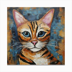 Bengal cat 1 Canvas Print