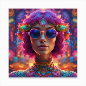 Psychedelic Art Canvas Print