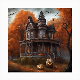 Haunted House 11 Canvas Print