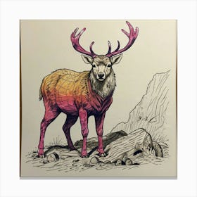 Stag! 8 Canvas Print