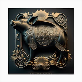 Year Of The Pig Canvas Print