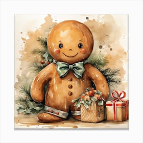 Gingerbread Man 4 Canvas Print