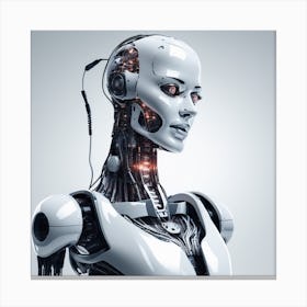 Cyborg Woman 1 Canvas Print