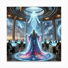 Councilor Nebula Strategic Visionary Canvas Print