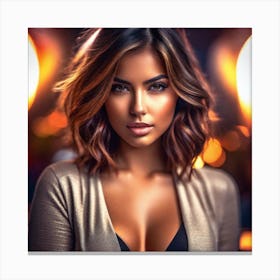 Beautiful Woman 1 Canvas Print