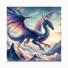 Dragon In The Sky 1 Canvas Print