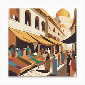 Egyptian Market 1 Canvas Print