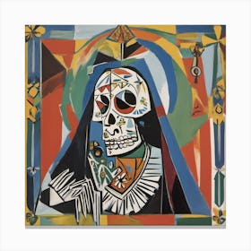 Santa Muerte 4 Canvas Print