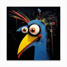 Crazy Parrot 9 Canvas Print