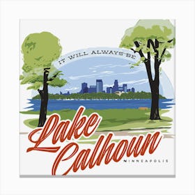 Lake Calhoun Canvas Print