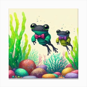 Frogs 1 Canvas Print