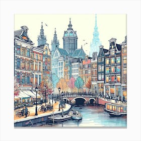 Amsterdam Canvas Print