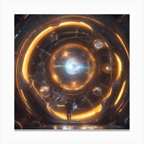 Time space Canvas Print