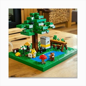 Lego Forest Leinwandbild