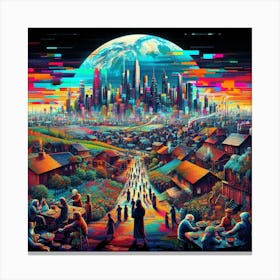 'The City' Canvas Print