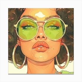 Hip Hop Girl Canvas Print