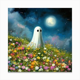 Ghost In The Meadow Canvas Print