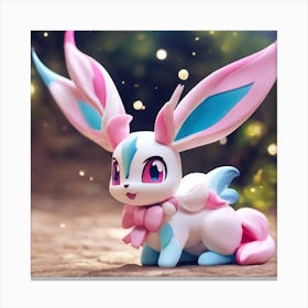 Pokemon Bunny Canvas Print