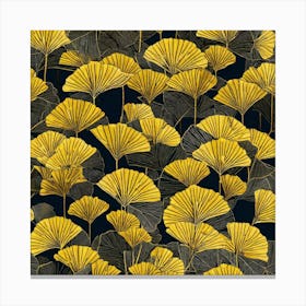 Ginkgo Leaves 4 Canvas Print