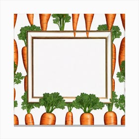 Carrots Frame 3 Canvas Print