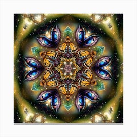 Butterfly Mandala 2 Canvas Print