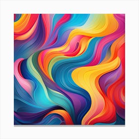 Abstract Colorful Abstract Background 2 Canvas Print