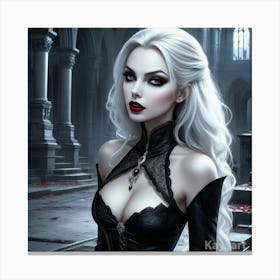 Gothic Beauty 9 Canvas Print