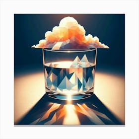 Cloud In A Glass 1 Canvas Print