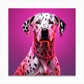 Dalmatian, colorful dog illustration, dog portrait, animal illustration, digital art, pet art, dog artwork, dog drawing, dog painting, dog wallpaper, dog background, dog lover gift, dog décor, dog poster, dog print, pet, dog, vector art, dog art,  Canvas Print