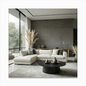 Modern Living Room 142 Canvas Print