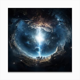 Mankind Breaking Through The Firmament #7 -Juangisme 1 Canvas Print