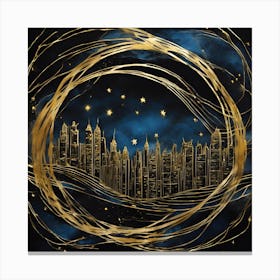 City Of Gold Canvas Print