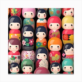 Matryoshka Dolls 3 Canvas Print