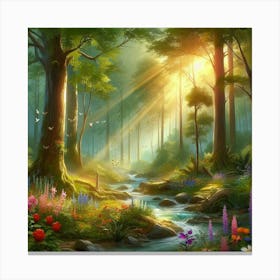 Fairy Forest 15 Canvas Print